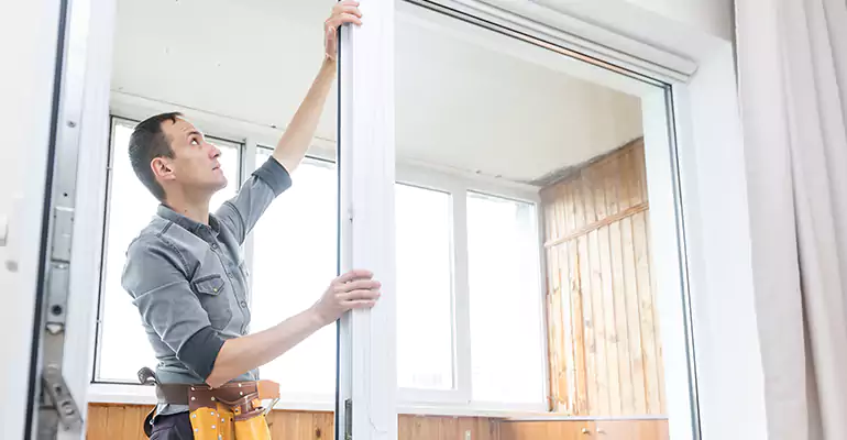 Aluminum Storefront Door Repair in Bellview, FL